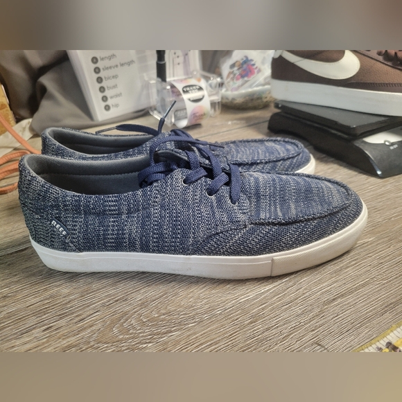 Reef Deckhand 3 Men’s Size‎ 9.5 Shoes Blue Fabric Breathable - Picture 1 of 7